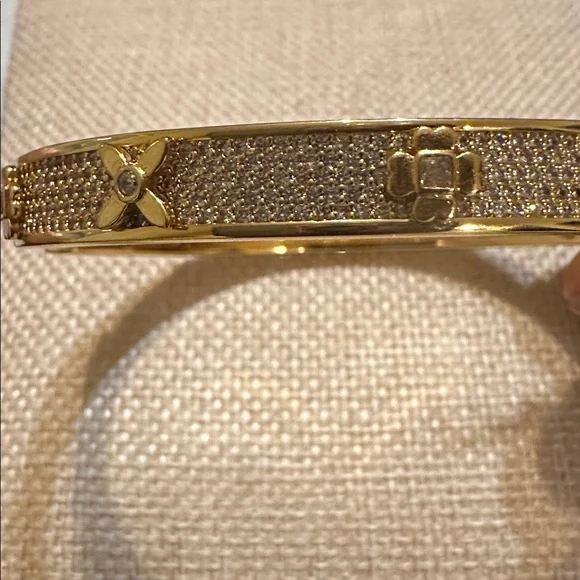 kate spade Gold and Silver Floral Bangle - Picture 4 of 4